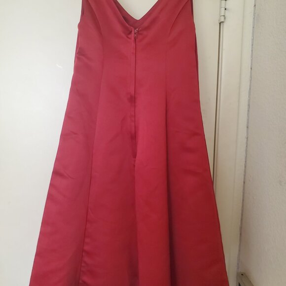 Light in the Box Red Sleeveless Style V-Neck Formal Dress Womens XS - Picture 2 of 3